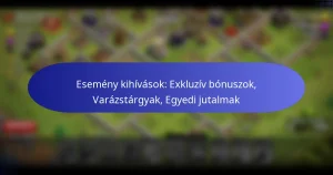 Read more about the article Esemény kihívások: Exkluzív bónuszok, Varázstárgyak, Egyedi jutalmak