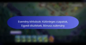 Read more about the article Esemény kihívások: Különleges csapatok, Egyedi díszítések, Bónusz zsákmány