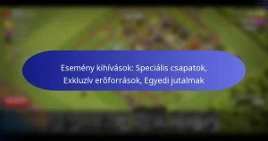 Read more about the article Esemény kihívások: Speciális csapatok, Exkluzív erőforrások, Egyedi jutalmak