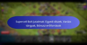 Read more about the article Supercell Bolt Jutalmak: Egyedi díszek, Varázs tárgyak, Bónusz erőforrások