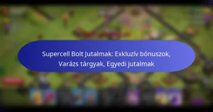 Read more about the article Supercell Bolt Jutalmak: Exkluzív bónuszok, Varázs tárgyak, Egyedi jutalmak