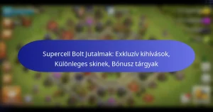 Read more about the article Supercell Bolt Jutalmak: Exkluzív kihívások, Különleges skinek, Bónusz tárgyak